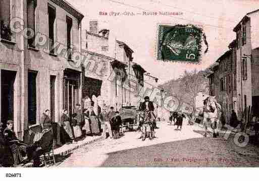 Ville de RIASIRACH, carte postale ancienne