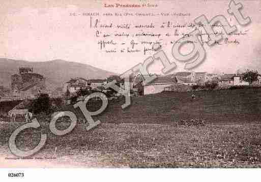 Ville de RIASIRACH, carte postale ancienne