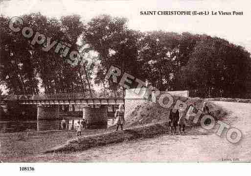 Ville de SAINTCHRISTOPHE, carte postale ancienne