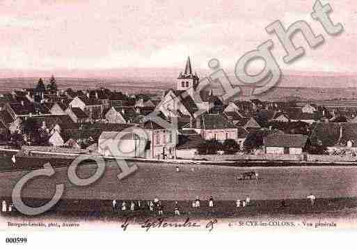 Ville de SAINTCYRLESCOLONS, carte postale ancienne