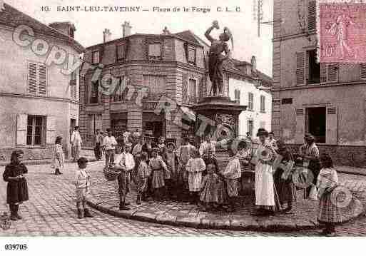 Ville de SAINTLEULAFORET, carte postale ancienne