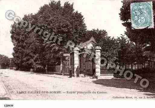 Ville de SAINTVALERYSURSOMME, carte postale ancienne