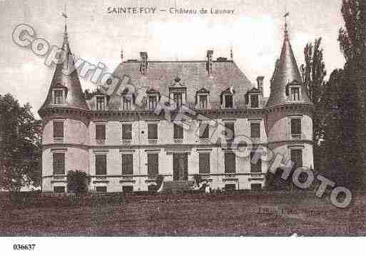 Ville de SAINTEFOYLESLYON, carte postale ancienne