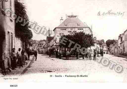 Ville de SENLIS, carte postale ancienne