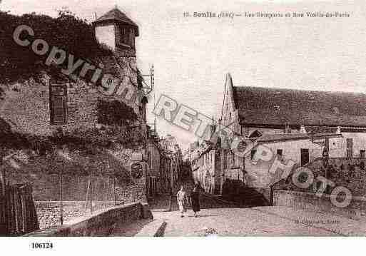 Ville de SENLIS, carte postale ancienne