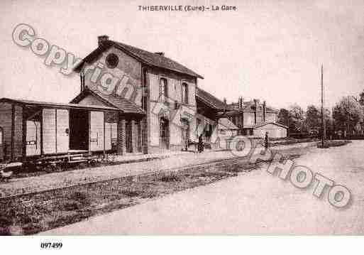 Ville de THIBERVILLE, carte postale ancienne