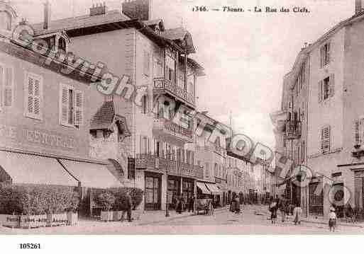 Ville de THONES, carte postale ancienne