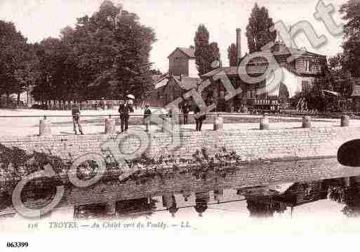 Ville de TROYES, carte postale ancienne