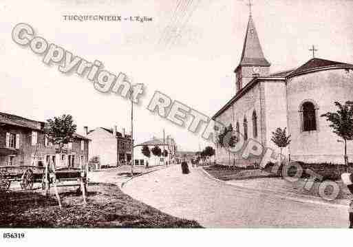 Ville de TUCQUEGNIEUX, carte postale ancienne