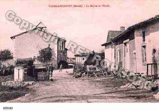 Ville de VADELAINCOURT, carte postale ancienne