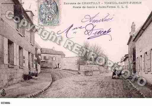 Ville de VINEUILSTFIRMIN, carte postale ancienne