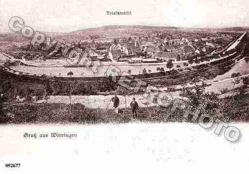 Ville de WITTRING, carte postale ancienne