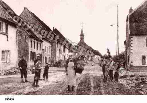 Ville de WITTRING, carte postale ancienne