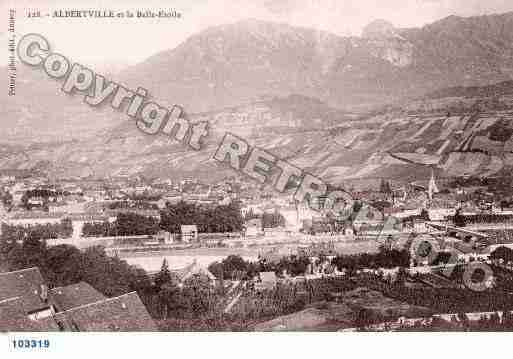 Ville de ALBERTVILLE, carte postale ancienne