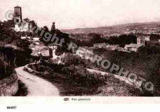 Ville de ALBIGNYSURSAONE, carte postale ancienne