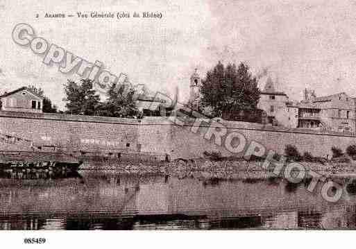 Ville de ARAMON, carte postale ancienne