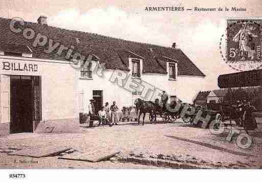 Ville de ARMENTIERESENBRIE, carte postale ancienne