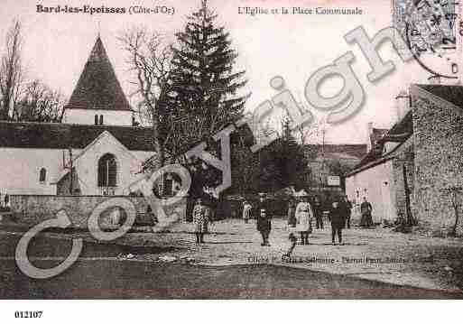 Ville de BARDLESEPOISSES, carte postale ancienne