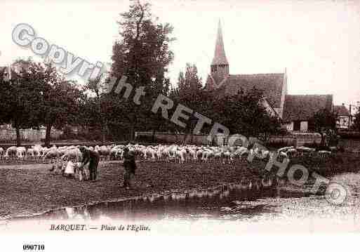 Ville de BARQUET, carte postale ancienne