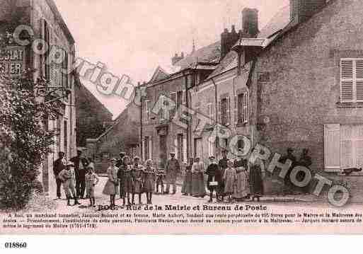 Ville de BOU, carte postale ancienne