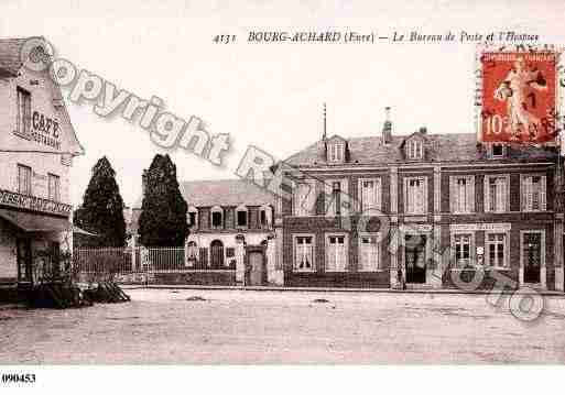 Ville de BOURGACHARD, carte postale ancienne