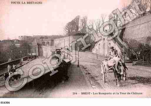 Ville de BREST, carte postale ancienne