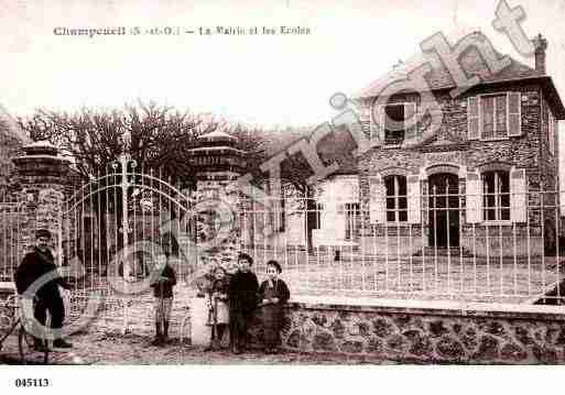 Ville de CHAMPCEUIL, carte postale ancienne