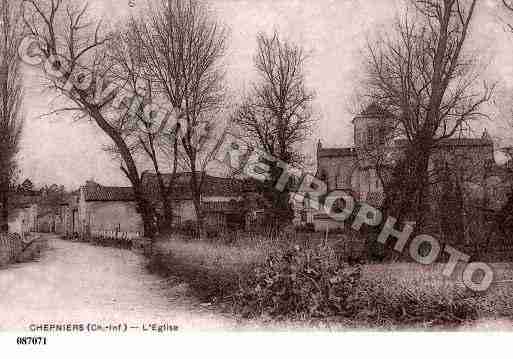 Ville de CHEPNIERS, carte postale ancienne