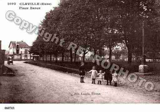 Ville de CLAVILLE, carte postale ancienne