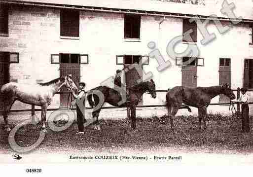 Ville de COUZEIX, carte postale ancienne