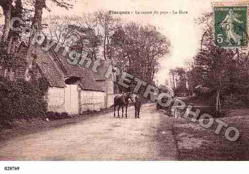 Ville de FLOCQUES, carte postale ancienne