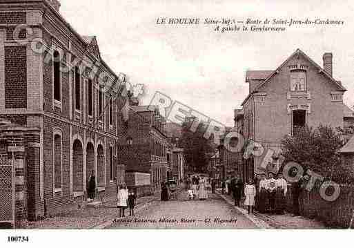 Ville de HOULME(LE), carte postale ancienne