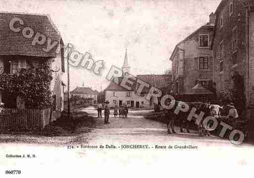 Ville de JONCHEREY, carte postale ancienne