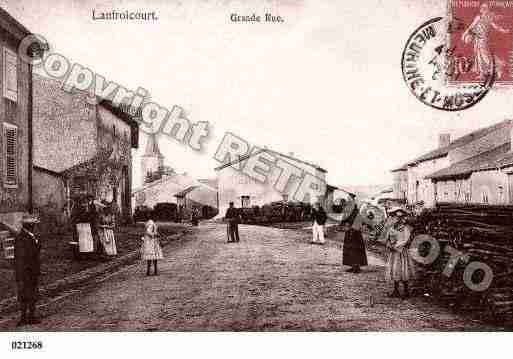 Ville de LANFROICOURT, carte postale ancienne