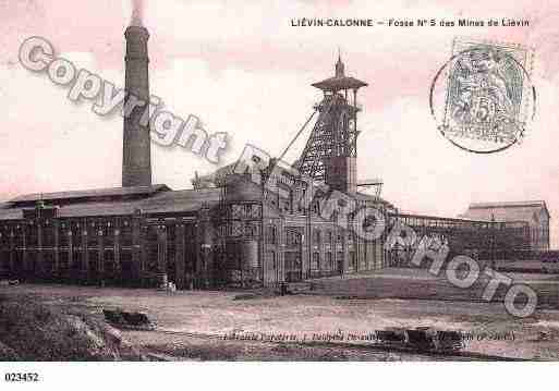 Ville de LIEVIN, carte postale ancienne