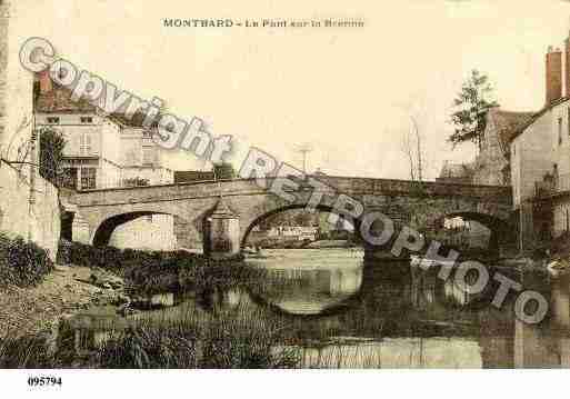 Ville de MONTBARD, carte postale ancienne