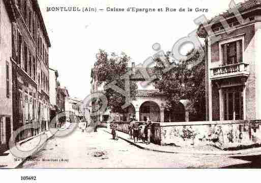 Ville de MONTLUEL, carte postale ancienne