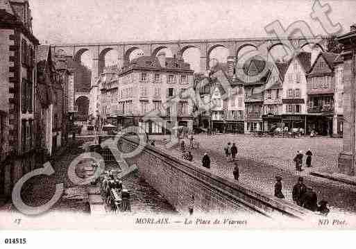 Ville de MORLAIX, carte postale ancienne