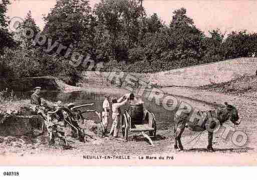 Ville de NEUILLYENTHELLE, carte postale ancienne