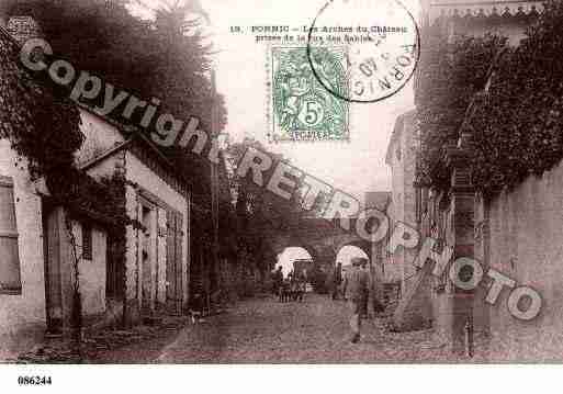 Ville de PORNIC, carte postale ancienne