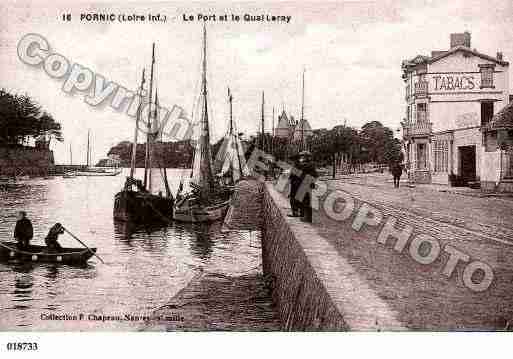 Ville de PORNIC, carte postale ancienne