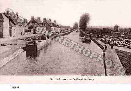 Ville de SAINTAMANDMONTROND, carte postale ancienne