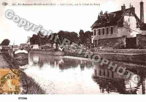 Ville de SAINTAMANDMONTROND, carte postale ancienne