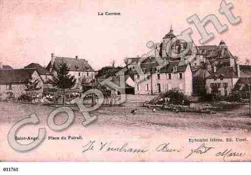 Ville de SAINTANGEL, carte postale ancienne