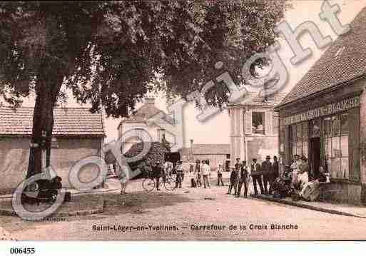 Ville de SAINTLEGERENYVELINES, carte postale ancienne