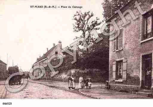 Ville de SAINTMARD, carte postale ancienne