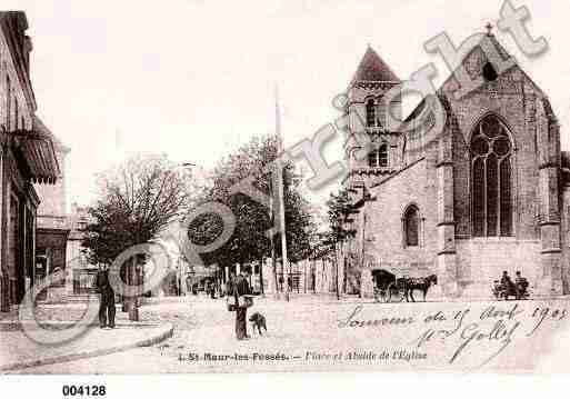 Ville de SAINTMAURDESFOSSES, carte postale ancienne