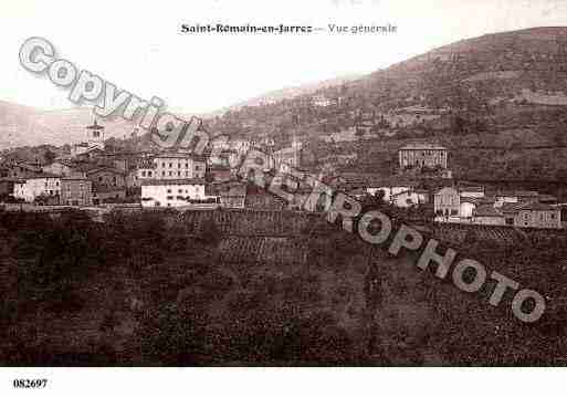 Ville de SAINTROMAINENJAREZ, carte postale ancienne