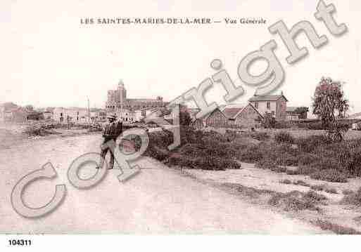 Ville de SAINTESMARIESDELAMER, carte postale ancienne