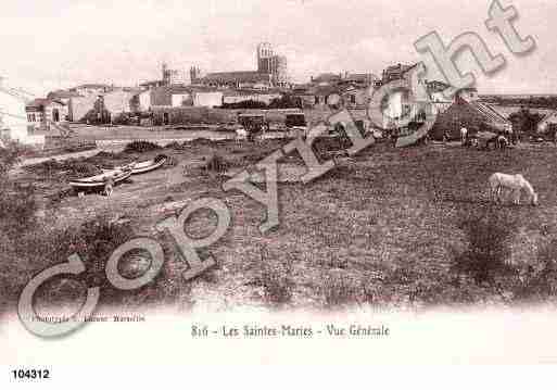 Ville de SAINTESMARIESDELAMER, carte postale ancienne